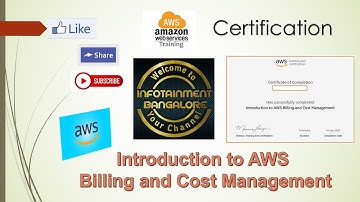WATCH VIDEO GET CERTIFICATE | AMAZON | INTRODUCTION TO AWS BILLING AND COST MANAGEMENT |AWS TRAINING