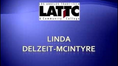Introduction of Linda Delzeit-McIntyre