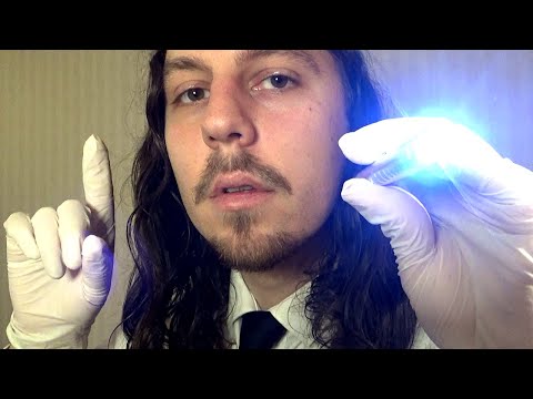 ASMR Eye Exam Light Triggers