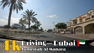 4k Driving l Jumeirah 1-Al Manara Dubai