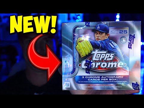 NEW 2025 TOPPS CHROME BASEBALL JUMBO BOX OPENING!!!
