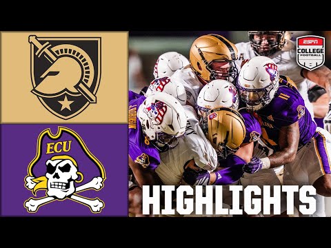 Army Black Knights vs. East Carolina Pirates | Full Game Highlights | ESPN College Football