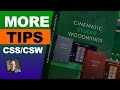 Cinematic Studio Strings and Woodwinds - More Tips