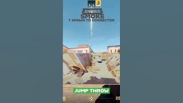 Anubis T Spawn to Connector Smoke in CS2 #shorts #cs2 #infernosmokes #cs2inferno #cs2anubis