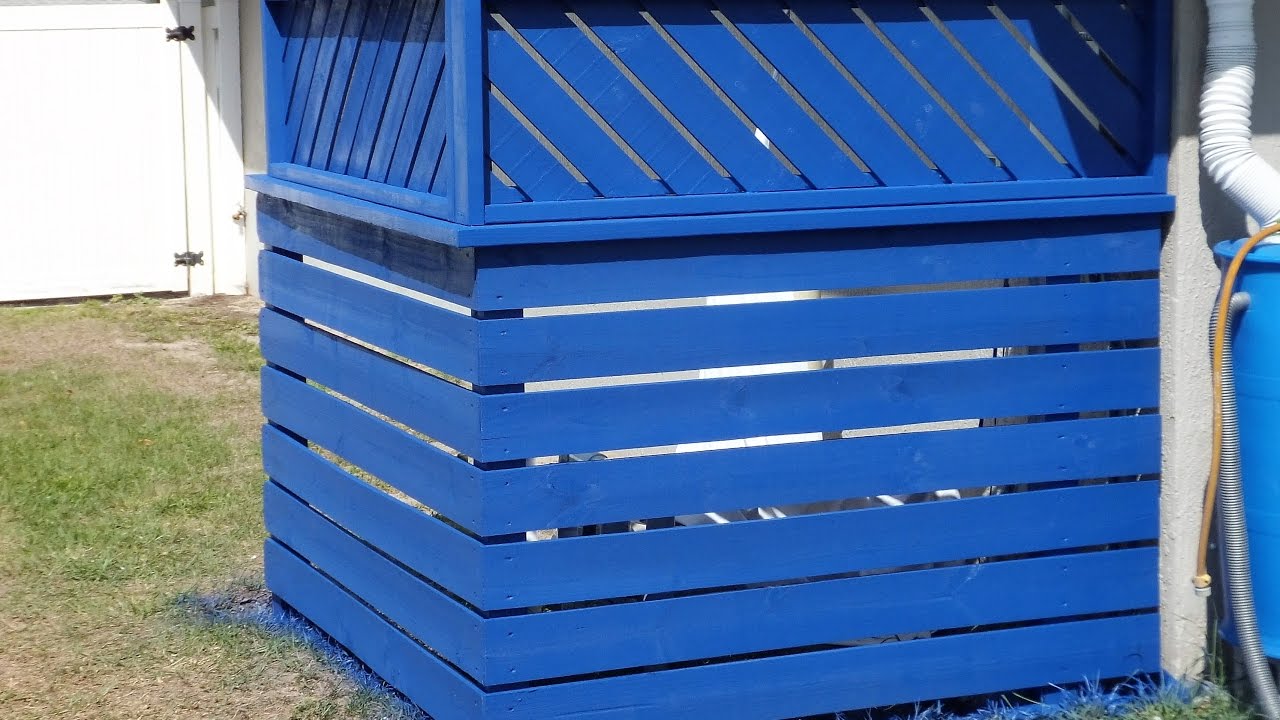 Pool Pump Fence Add On Completed YouTube