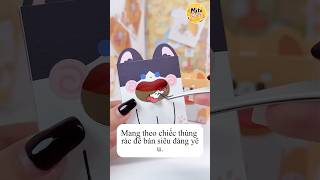 🐶🗑️ Cute Dog Trash Can DIY - Thùng rác chú chó cute - 귀여운 강아지 휴지통 DIY #diy #handmade #craft