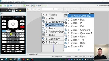 TI-nspire CX ll CAS - Very basics of the graphing feature