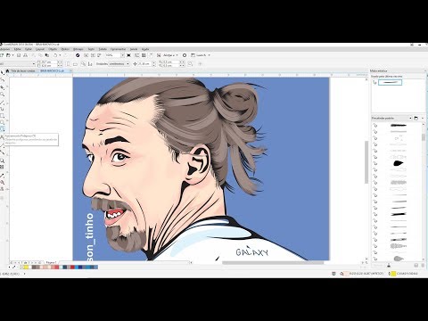 TRANSFORMAR FOTO EM DESENHO CARICATURA LOGOMARCA COREL DRAW