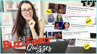 Taking a BUNCH of BUZZFEED Quizzes!