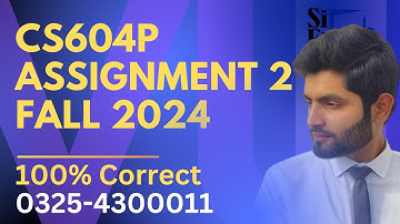 CS604p assignment 2 solution 2024 | CS604p assignment 2 solution fall 2024