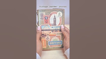 Vintage leather journal - London at ₹379/-