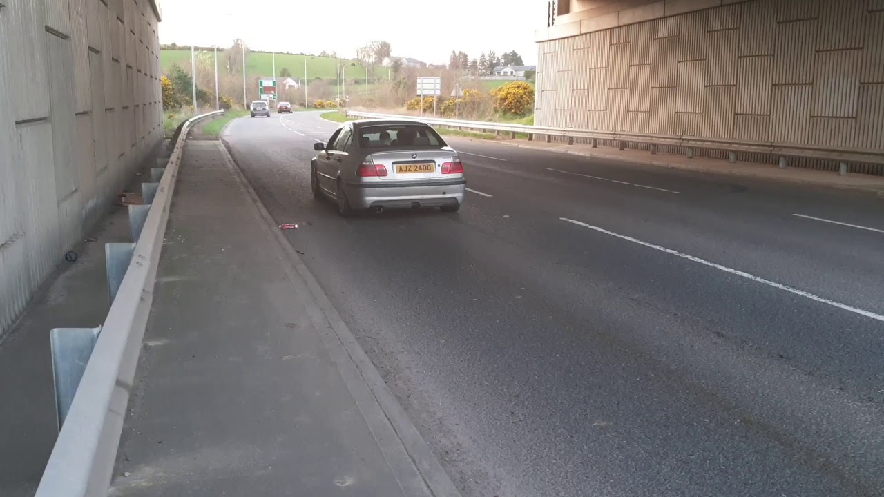 E46 316i rev limiter straight pipe YouTube