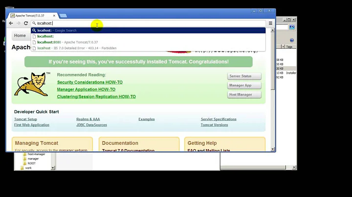 2.Install Apache Tomcat+AJP Connector