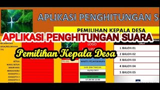 APLIKASI PENGHITUNGAN SUARA PEMILHAN KADES/PEMILU screenshot 5