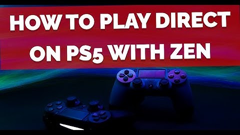 How to use Zen on PS5 no Remote Play!