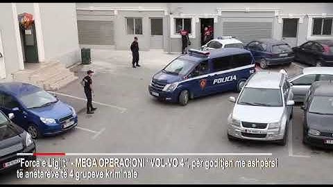 Mega Operacioni "Vol-Vo 4", goditen 4 grupe kriminale - Top Channel Albania