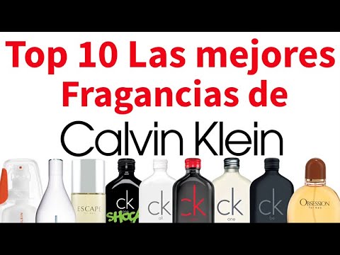 Top 10 las mejores fragancias de Calvin Klein - YouTube