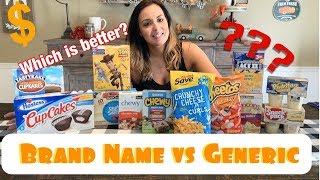 Brand Name vs Generic | Snacks | Which is Better?