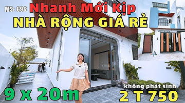 ✅ Nhà Gần KCN Cầu Tràm – Cách Đinh Đức Thiện 500m | 9x20m Rộng Đẹp, Giá Chỉ 2T750 