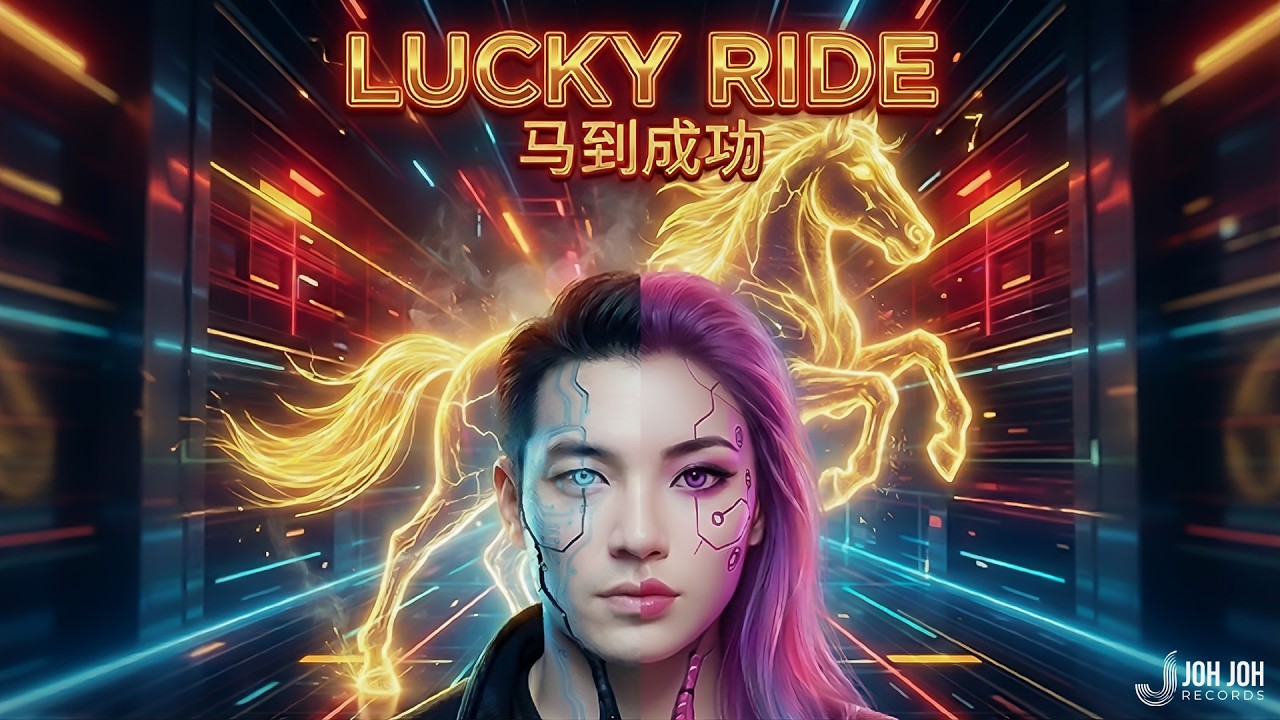 LuckyRide 马到成功 - โจ๊ะJoh  [Official Audio visualizer]