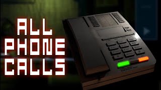 FNaF 3 All Phone Calls (With Subtitles)