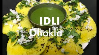 Idli Dhokla|Instant idli recipe|Idli varieties|Dhokla in idli stand|steamed recipes indian