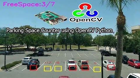 parking space counter using opencv | computer vision | raspberry pi 4 opencv parking space counter