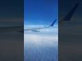 Sky, Clouds & Endless Blue 💙✈️ #youtubeshorts #shorts #shortsfeed #travel #flight #plane #clouds