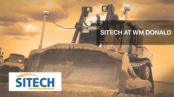 SITECH onsite in Scotland with WM Donald and 3D machine control