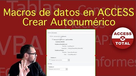 Macros de datos (Triggers) en ACCESS. Creando un autonumérico editable y desactivable.