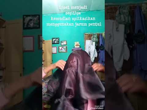 Tutorial simple look hijab kondangan | matt hijab organza Tutorial simple look hijab kondangan | matt hijab organza