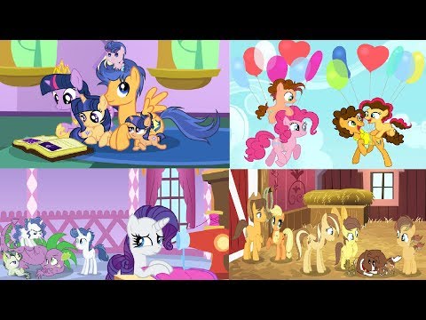 MLP  families Mane 6  (Tribute)