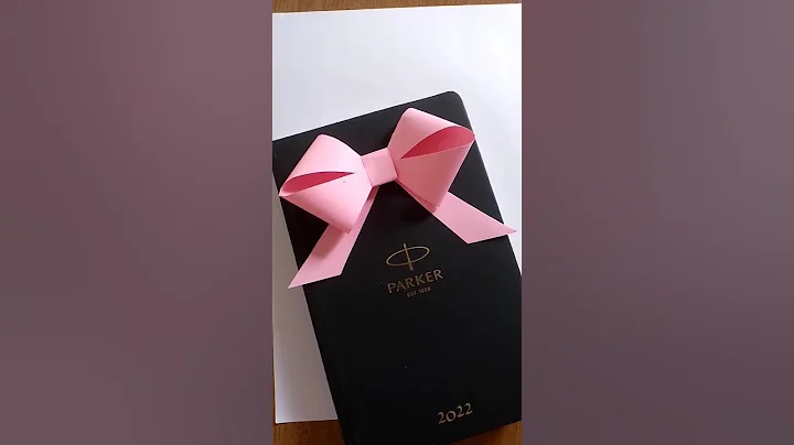 How to make paper bow🥰#shorts#kids#easy#bow#papercraft#diy #handmade#how#craft