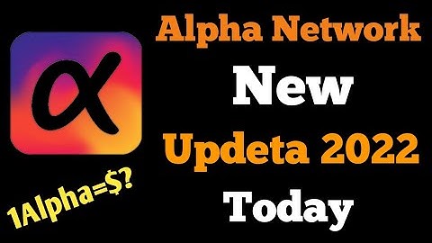 Alpha Network new Updeta/Alpha Network big update today#rudratechearning