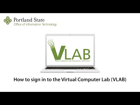 How to sign in to the Virtual Computer Lab (VLAB)