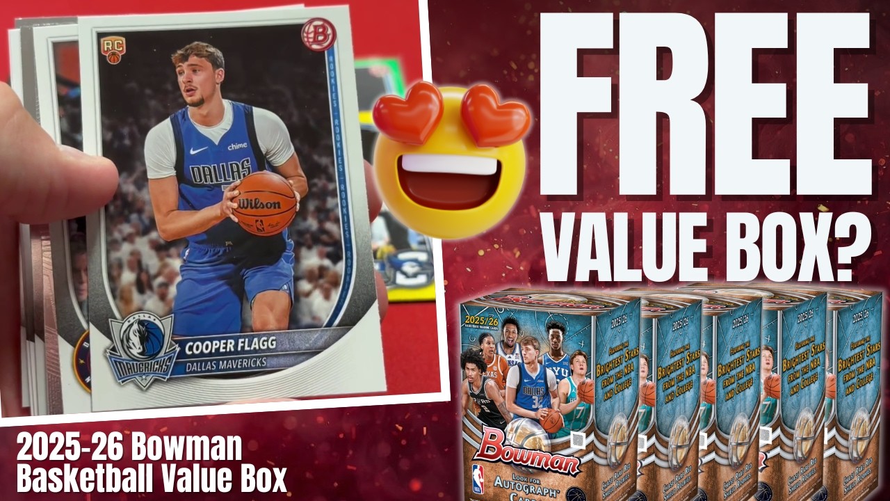 5 BOX RIP + GIVEAWAY!! ? 2025-26 Bowman Basketball Value Boxes 