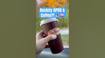 I Drank Coffee Through My ENTIRE Anxiety DPDR Recovery 🧠☕️ #anxiety #dpdr #shorts