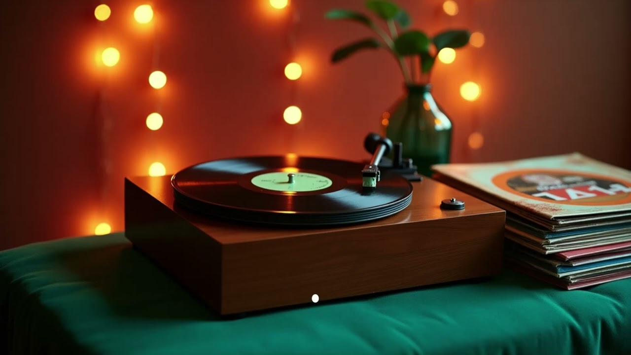 Vinyl & Warm Lights  A Lo Fi Listening Experience