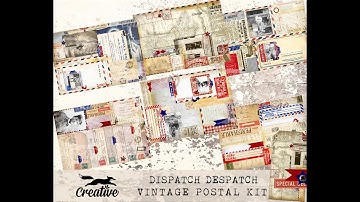 Dispatch Despatch: New Vintage Postal Themed Kit