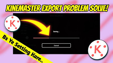 How To Solve KineMaster Export Paused Problem | KineMaster Export Problem