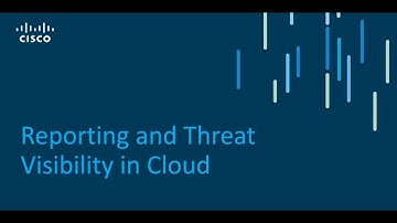 Cisco StealthWatch Cloud: Threat Visibility & Reporting in AWS (SCOR Training)