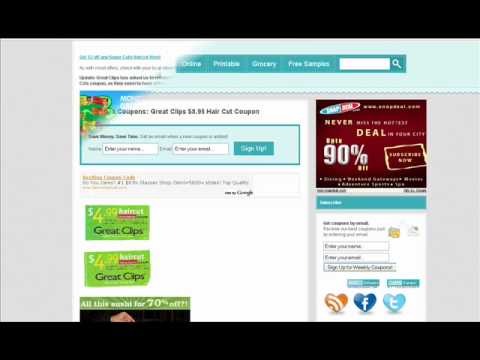 great clips printable coupons.wmv