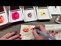 Tips on Watercoloring Heat Embossed Floral Images