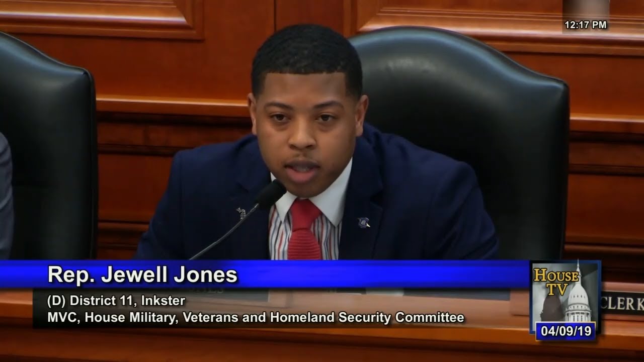 Rep. Jewell Jones Questions Anti-Welcoming Cities Legislation - YouTube