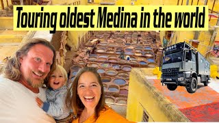 Morocco Travel Vlog ► | Exploring FES Medina + Tanneries leather