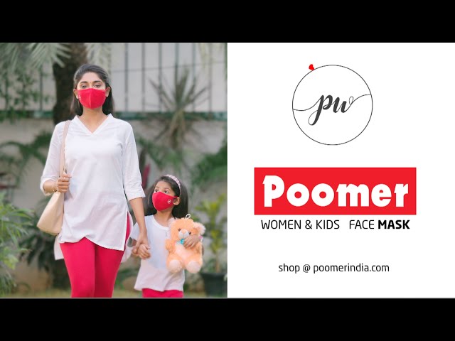 Poomer Face Mask For Women and Kids 