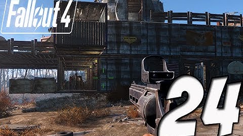 Fallout 4 Gameplay | Part 24 - MODDING MY WEAPON!! BUILDING THE TELEPORTER