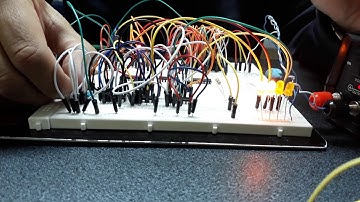 Circuito de registro de 4 bits entrada/salida paralelo