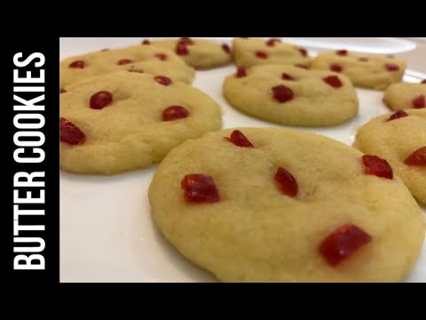Easy butter cookies | Eggless | With & without oven - YouTube