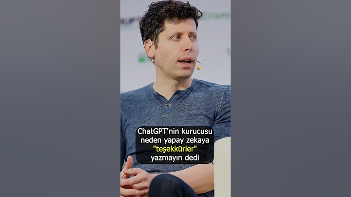 ChatGPT'nin kurucusu neden yapay zekaya "teşekkürler" yazmayın dedi